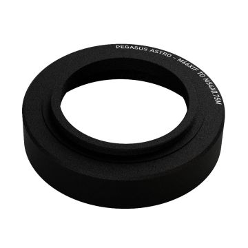 Pegasus Astro M66x1 Female to M54x0.75 Male Thread Adapter for SW Esprit 100 Flattener # PEG-ADAPT-M66F-M54M