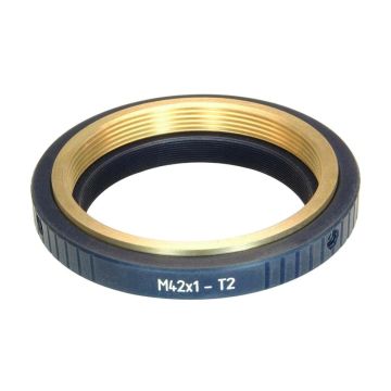 Raf Camera M42x1 Female to M42x0.75 (T2) Male Thread Bronze Insert Adapter for Telescopes