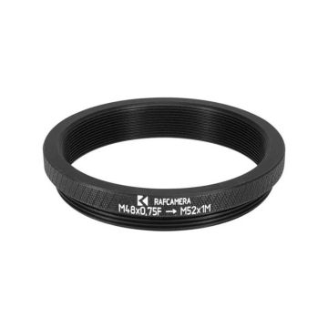 Raf Camera M48x0.75 Female to M52x1 Male Thread Adapter