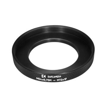Raf Camera M54x0.75 Male to M72x1 Female Thread Adapter