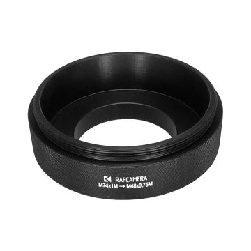 Raf Camera M74x1 Male to M48x0.75 Male Thread Adapter