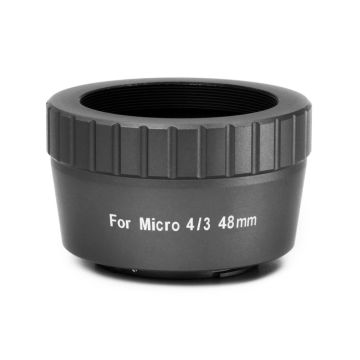 William Optics 48mm Wide Micro 4/3 T-Ring for Olympus Cameras - Black # TM-MFT-M48