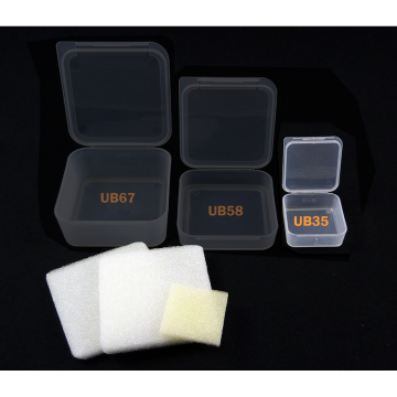 Agena Plastic Filter Storage Case for 1.25
