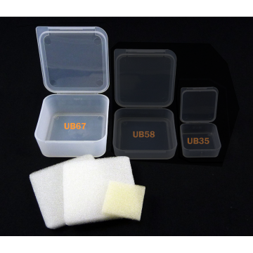 Agena Plastic Filter Storage Case for Astronomy Accessories (Hinged)