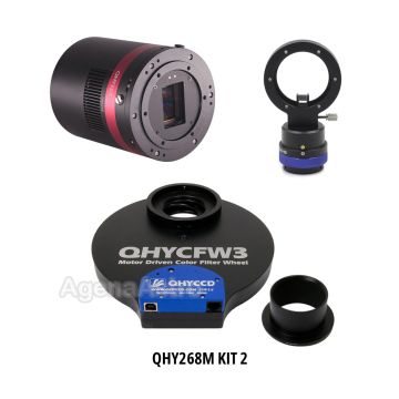 QHY 268M-PH Cooled Monochrome Astronomy Camera Kit with Medium OAG & Large 2