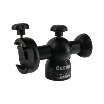 Berlebach Castor II Alt-Azimuth Mount Head with Single Prism Clamp Shoe # 500714DS
