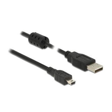 Pegasus Astro USB 2.0 Type A Male to Type Mini-B Male Cable - 2m / 6.6ft Long (Pack of 1) # USB2MINI-2M