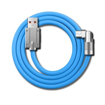 Pegasus Astro Flexible USB 2.0 Type-A Male to USB 3.0 Type-C Cable  - 0.5m / 1.6ft Long (Pack of 1), Blue # USB3C-ROTFLEX-05BL