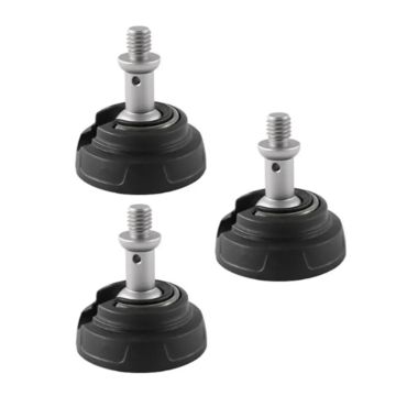 Pegasus Astro Rubber Footpads for NYX Tripods (Set of 3) # PEG-FOOTPAD-TRPD