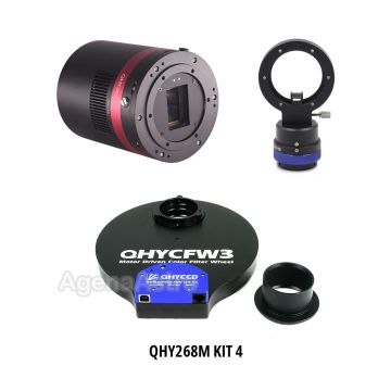QHY 268M-PH Cooled Monochrome Astronomy Camera Kit with Medium OAG & 36mm Filter Wheel 