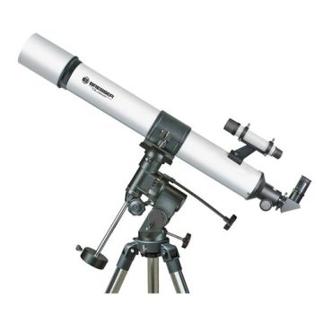 Bresser Messier AR-80/900 80mm f/11.2 Refractor Telescope w/ EQ Mount & Tripod