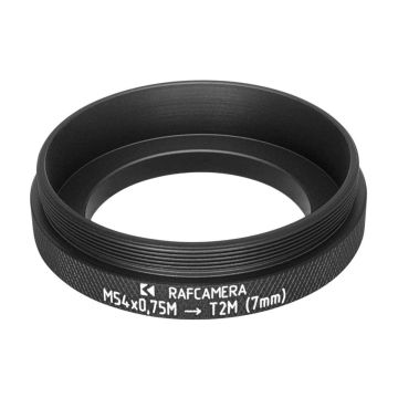 Raf Camera Adapter M54x0.75 Male to T / T2 M42x0.75 Male Thread