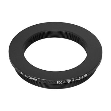 Raf Camera Adapter M56x0.75 Male to T / T2 M42x0.75 Female Thread
