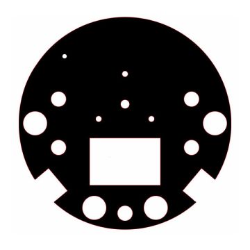 Shannon Telescopics Eyepiece Accessory Tray for Meade LX90/200/600 Telescopes with Standard Wedge # ST-001