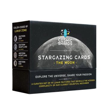 Cosmic Shards Stargazing Cards - The Moon