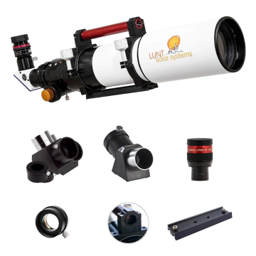 Lunt Solar 100mm f/7 Universal Day & Night Use Modular Telescope - Starter Package