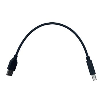 Pegasus Astro USB 2.0 Type-A Male to Type-B Male Cable - 0.3m / 11.8in Long (Pack of 2) # USB2B-03M