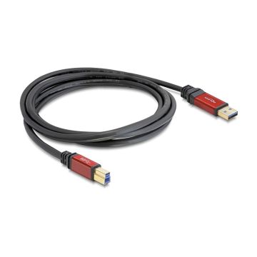 Pegasus Astro USB 3.0 Type-A Male to Type-B Male Premium Cable - 2m / 6.6ft Long (Pack of 1) # USB3B-2PREM