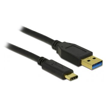 Pegasus Astro USB 3.1 Gen 2 10Gbps Type-A Male to Type-C Male Cable for Raspberry Pi 4 - 0.5m / 1.6ft Long (Pack of 1) # USB3C-A-05M