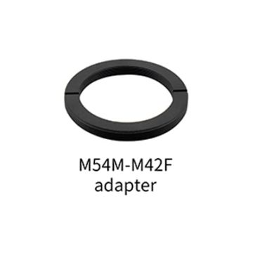 ZWO M54 Male Thread to M42 T/T2 Female Thread Zero Optical Length Adapter # M54M-M42F-0