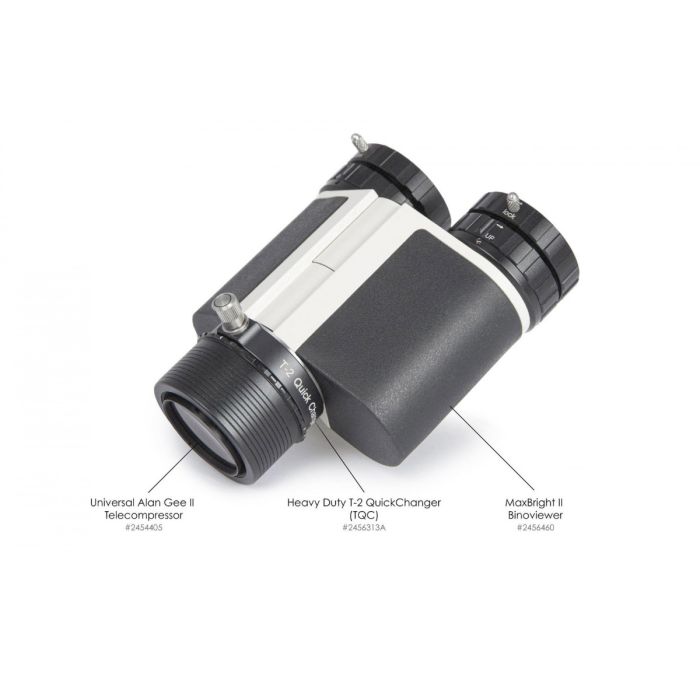 Baader MaxBright II Binoviewer with T-2 and Zeiss Micro