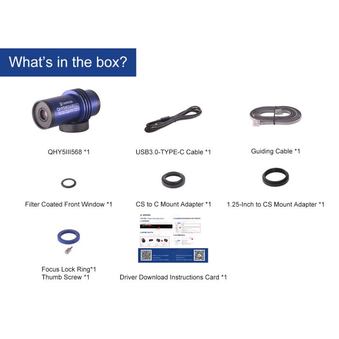 QHY 5-III 568M Mono Astronomy Camera # QHY5-III-568-M