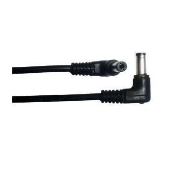 Pegasus Astro 12v DC 5.5x2.1mm Male to 5.5x2.1mm Male Angled Power Extension Cable (0.5m Long) # PEG-CABL-2105-90D