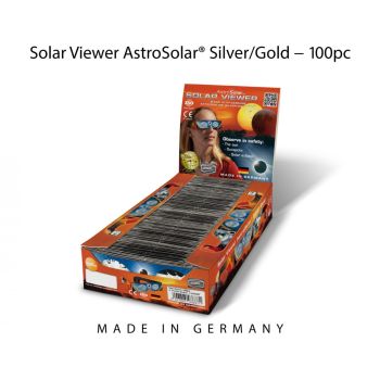 Baader Solar Viewer AstroSolar Silver/Gold Eclipse Glasses / Shades # 2459297 - Pack of 100