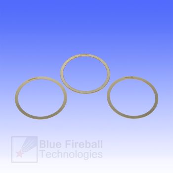 Blue Fireball 3-pc Fine-Tuning Spacer Ring Set for M48 Threads - 0.5/0.8/1.0 mm # S-SET5
