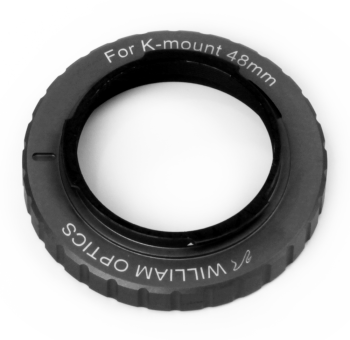 William Optics 48mm Wide T-Ring for Pentax K-Mount Cameras - Black # TM-PT-K-M48