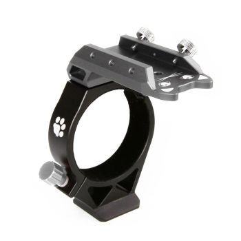 William Optics Black Mounting Ring with Space Gray Handle/Saddle Bar for SpaceCat
