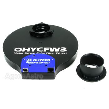 QHY 3rd Generation Medium Electronic Filter Wheel - Standard Thickness (36mm Round, 7 Position) # QHYCFW3M-SR7