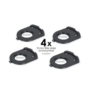 Baader 31mm Filter Holder (4 pcs) for Baader FCCT for Unmounted Ø 31x2mm Baader Filters (3D-Printed) - # FCCT-RD31S 2459097