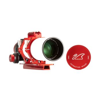 William Optics FLT 91 Fluorostar 91mm f/5.9 Triplet Apo Refractor with Carry Case - Red # T-FLT-91RD-RP33