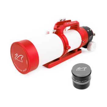 William Optics GT71 71mm f/5.9 Apo Refractor (Red) with Soft Case & Flat6AIII Field Flattener Astrophotography Package # A-F71GTIIRD-AP