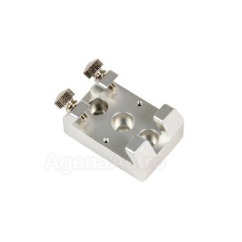 Agena Synta/Vixen Style Dovetail Mounting Base/Shoe for Finders - Flat Base for Takahashi Scopes (Silver) # TFURB-S