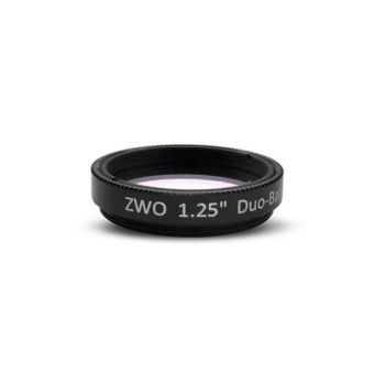 ZWO Duo-Band Narrowband Light Pollution Reduction Imaging Filter - 1.25"