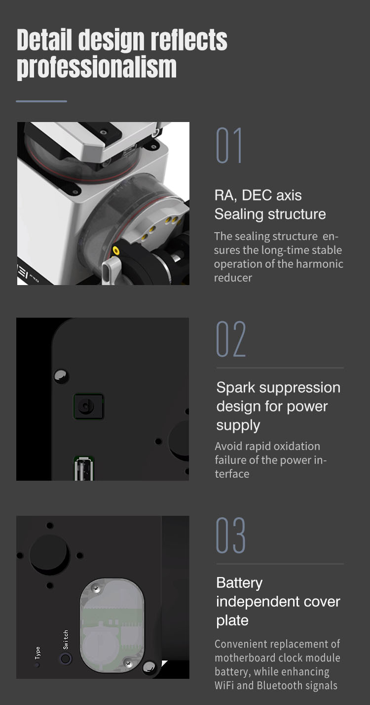 EM31 Pro Strain Wave Equatorial Mount