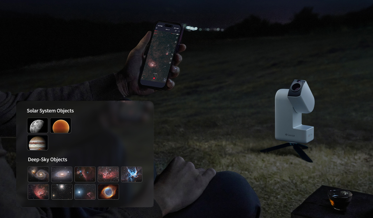 ZWO Seestar S30 Pro Smart Telescope Seestar application for all imaging situations 