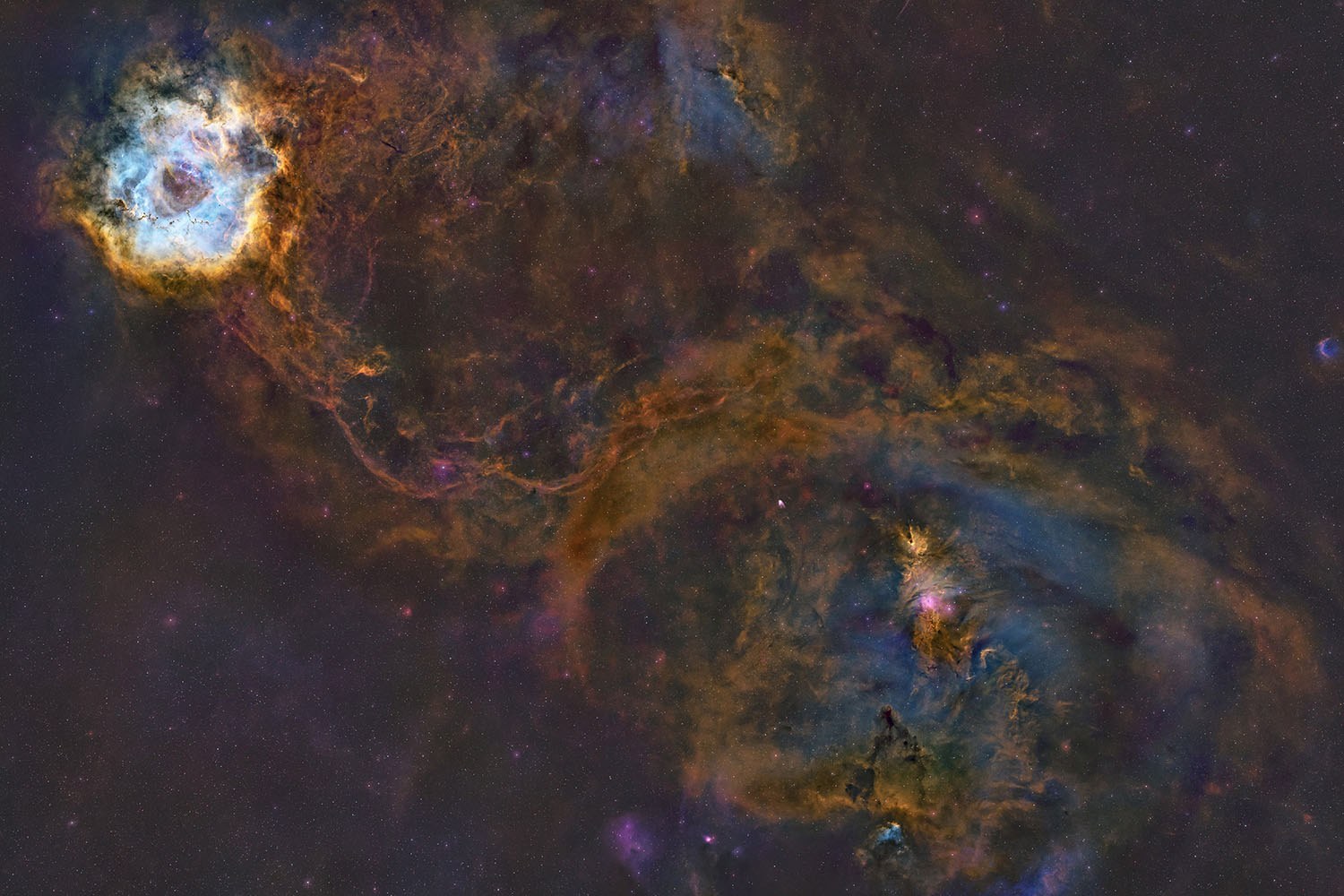 Nakoh 0.65x Reducer for 60GT Astrographs example image of NGC2237.