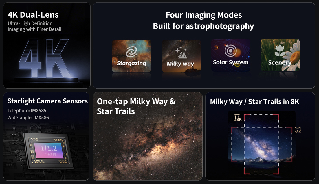 five standout features of the new ZWO Seestar S30 Pro Smart Telescope