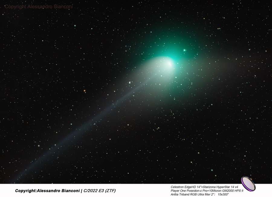 Comet 2022 image example.