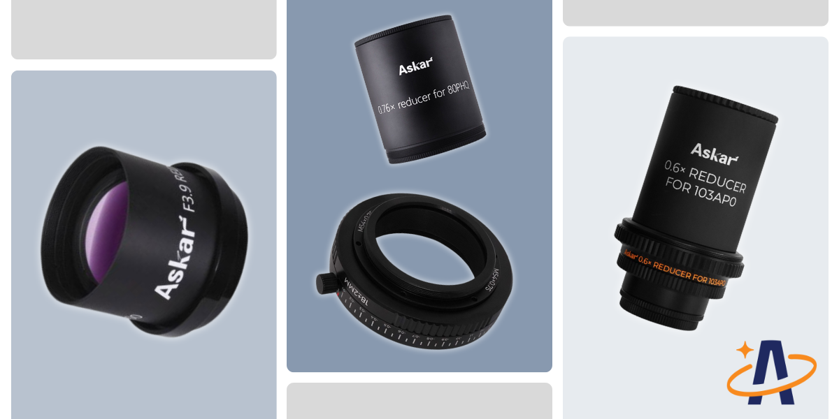 Askar's range of field flatteners and reducers.