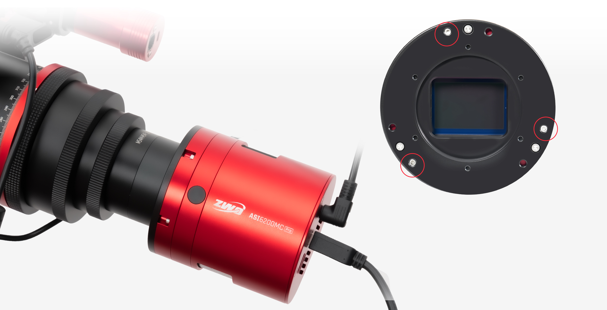 ZWO Astronomy Cameras ASI 6200MC Pro Full Frame Cooled Color