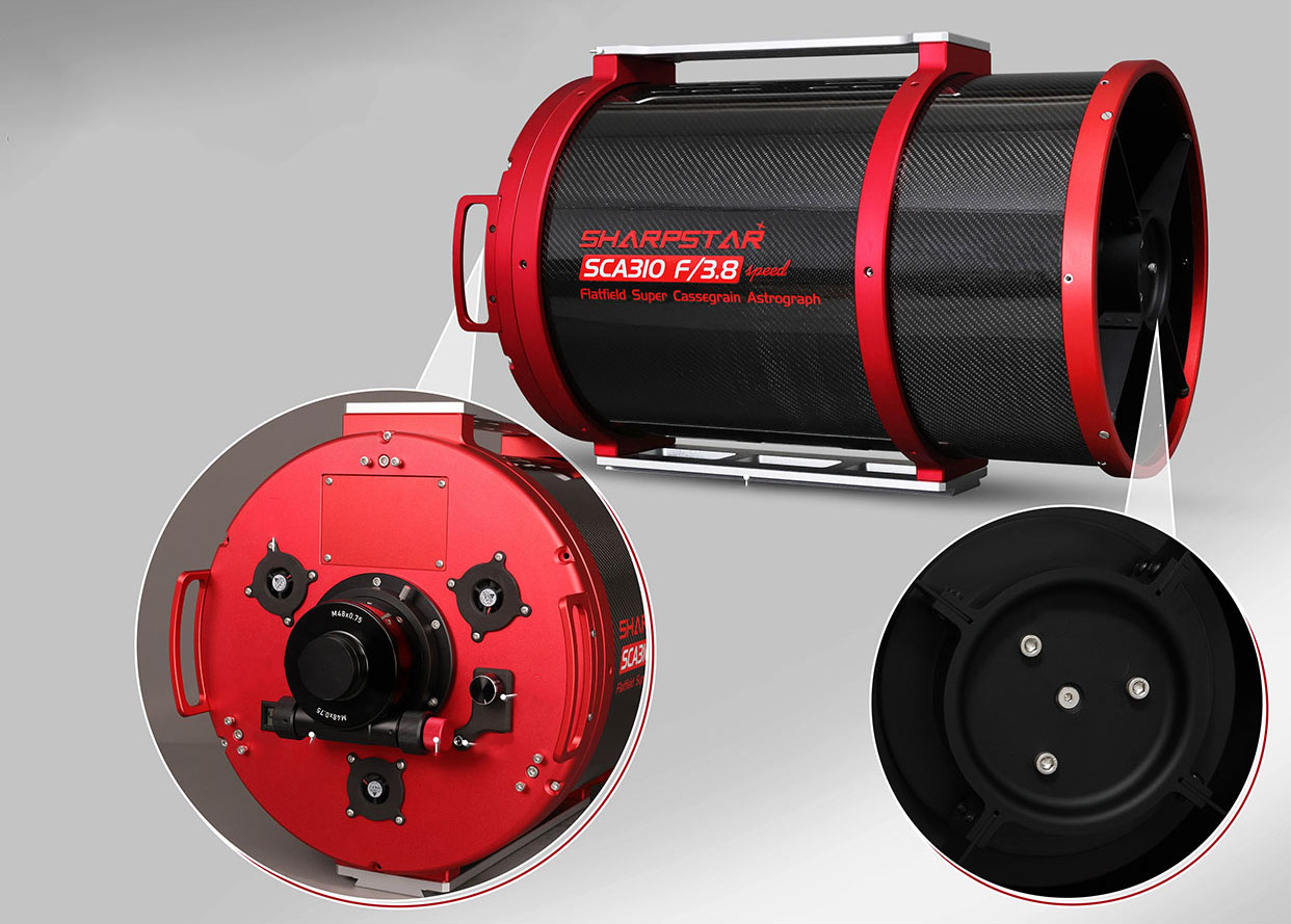 Sharpstar SCA310 f/3.8 Aspherical Cassegrain with Integrated Field Flattener