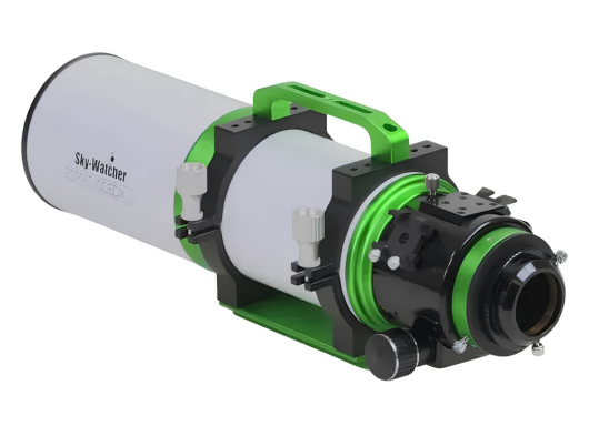 Sky-Watcher Esprit 100EDX f/5.5 Super APO Triplet Refractor Telescope # S11435 tube rings, dovetail, and rear-end focuser