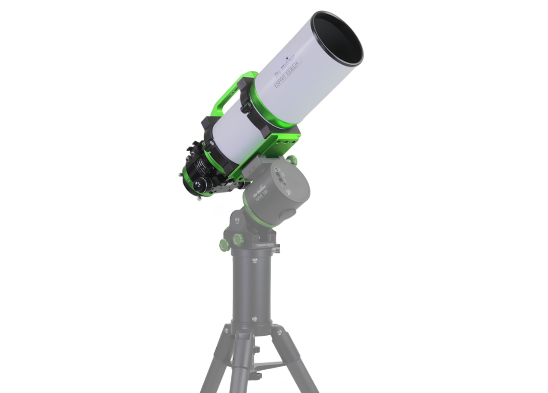 Sky-Watcher Esprit 100EDX f/5.5 Super APO Triplet Refractor Telescope # S11435 sitting on a strainwave mount for portability