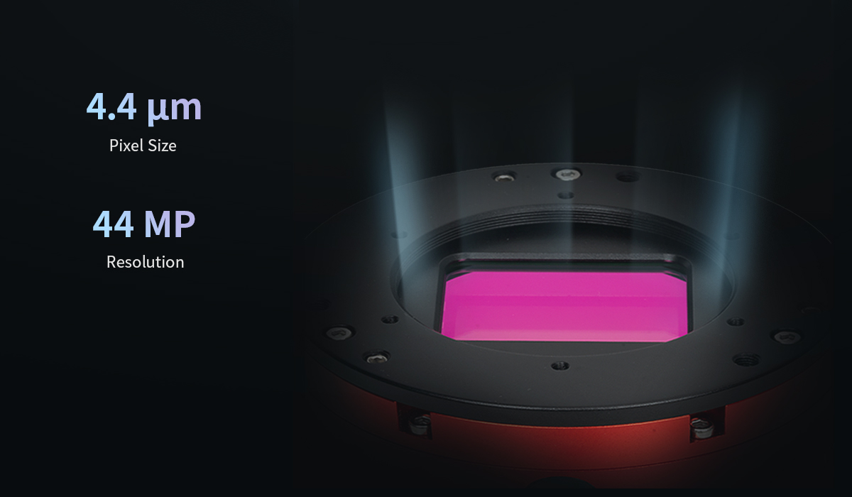 Black image sensor saying full frame.