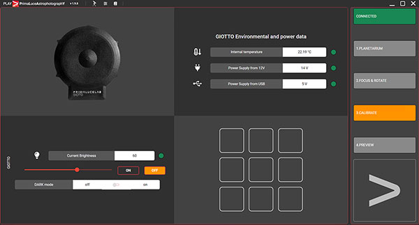 GIOTTO for Origin works also with PLAY astrophotography software