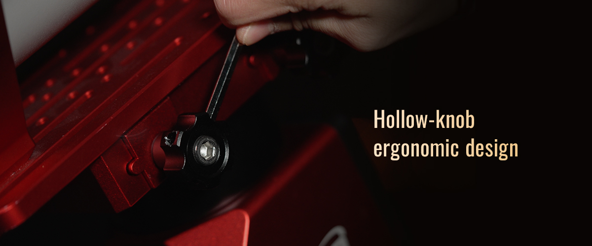 ZWO AM7 Mount: Hollow-Knob Ergonomic Design